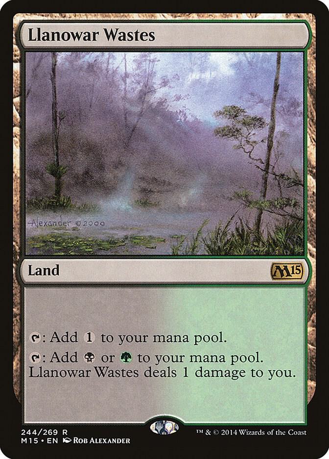 Llanowar Wastes 244 (Magic 2015 (M15))  | Good Games Cannington