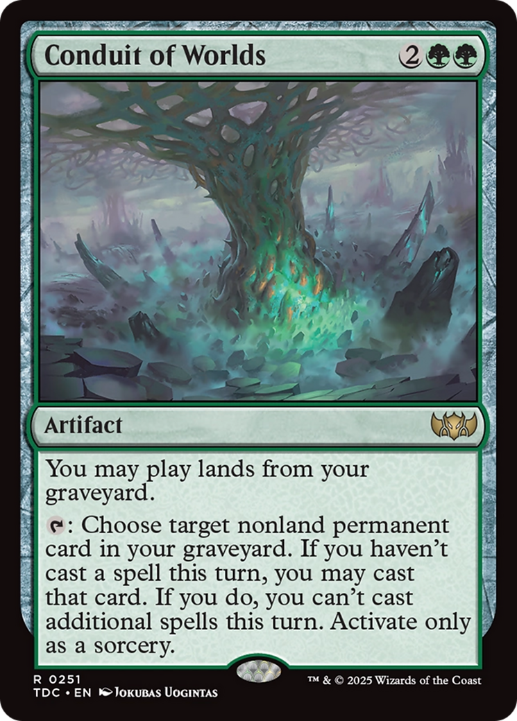 Conduit of Worlds [Tarkir: Dragonstorm Commander] | Good Games Cannington