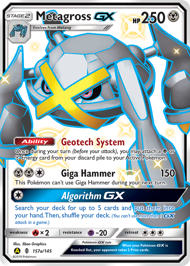 Metagross GX (157a/145) [Alternate Art Promos] | Good Games Cannington