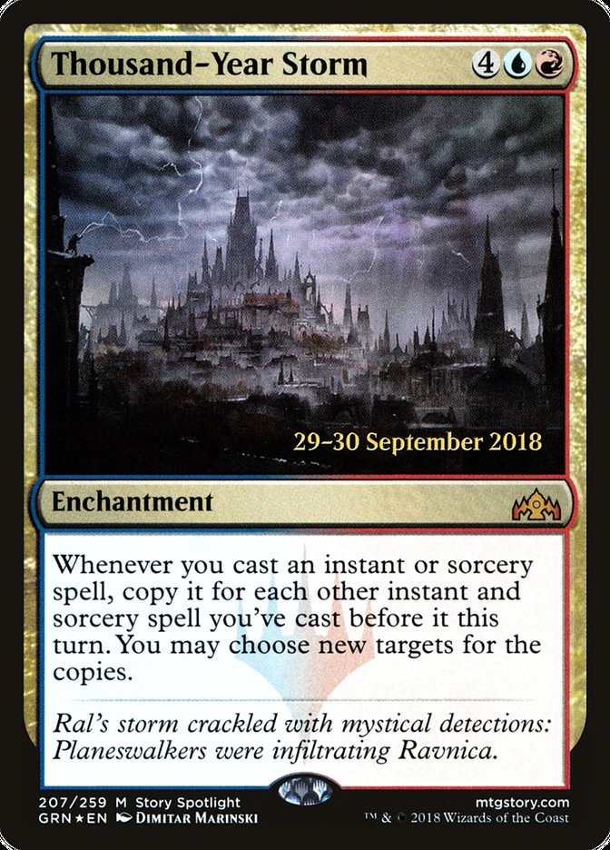 Thousand-Year Storm [Guilds of Ravnica Prerelease Promos] | Good Games Cannington