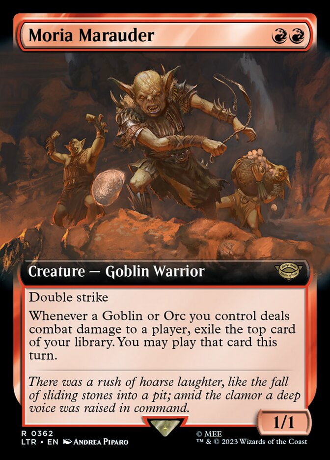 Moria Marauder (Extended Art) [The Lord of the Rings: Tales of Middle-Earth] | Good Games Cannington