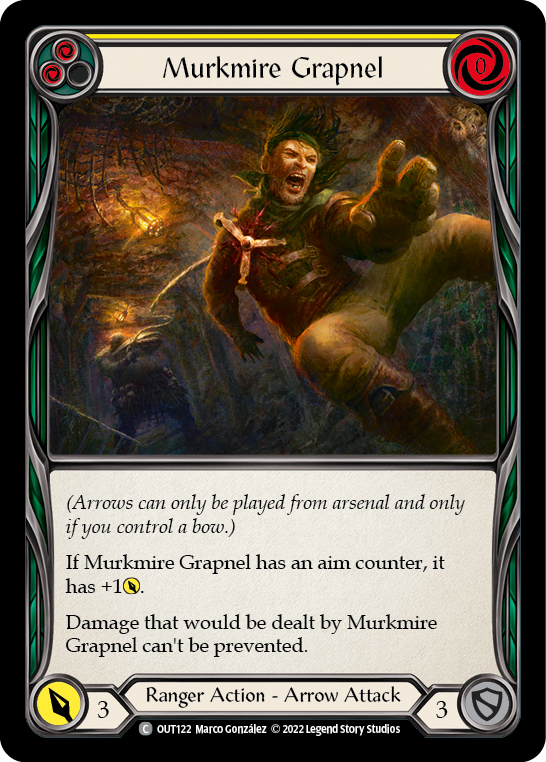 Murkmire Grapnel (Yellow) [OUT122] (Outsiders) | Good Games Cannington