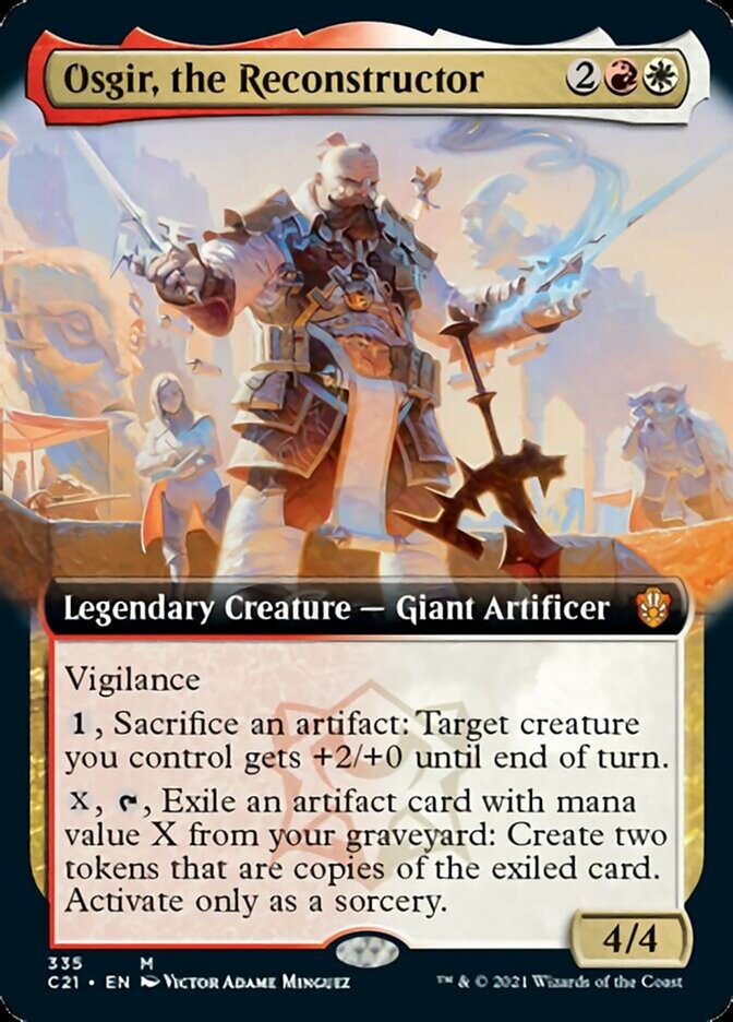 Osgir, the Reconstructor (Extended Art) [Commander 2021] | Good Games Cannington