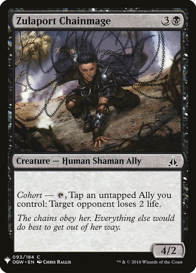 Zulaport Chainmage [Mystery Booster] | Good Games Cannington