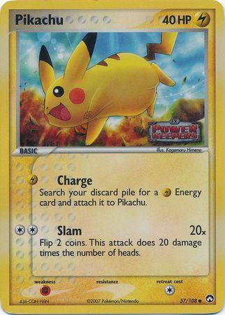 Pikachu (57/108) (Stamped) [EX: Power Keepers] | Good Games Cannington