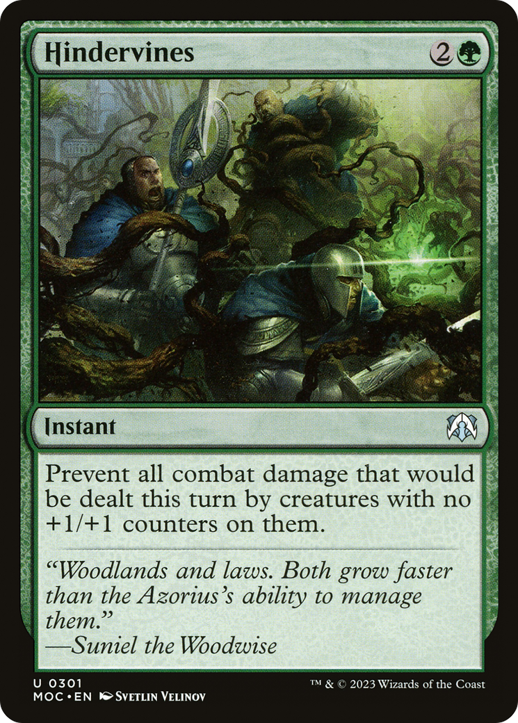 Hindervines [March of the Machine Commander] | Good Games Cannington
