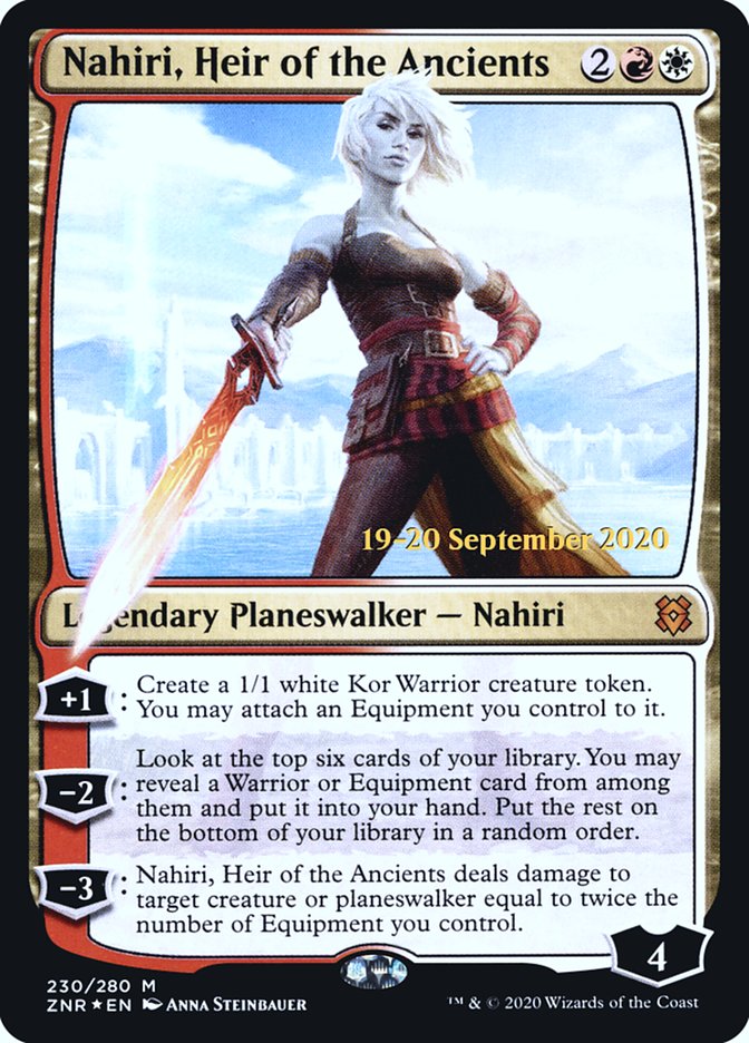 Nahiri, Heir of the Ancients [Zendikar Rising Prerelease Promos] | Good Games Cannington