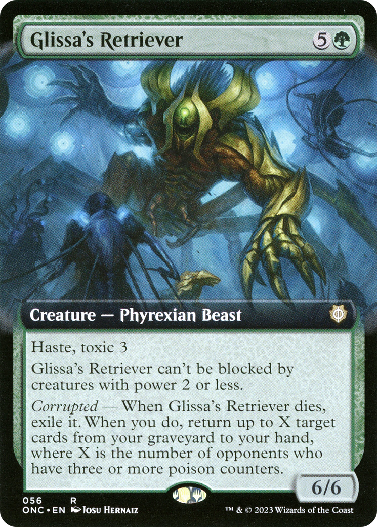 Glissa's Retriever (Extended Art) [Phyrexia: All Will Be One Commander] | Good Games Cannington