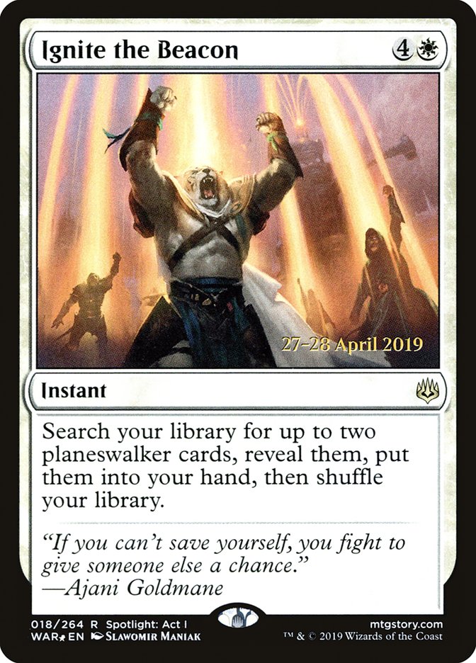 Ignite the Beacon [War of the Spark Prerelease Promos] | Good Games Cannington