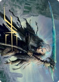 Egon, God of Death Art Card (Gold-Stamped Signature) [Kaldheim Art Series] | Good Games Cannington