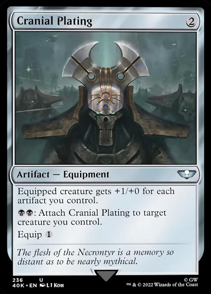 Cranial Plating (Surge Foil) [Warhammer 40,000] | Good Games Cannington