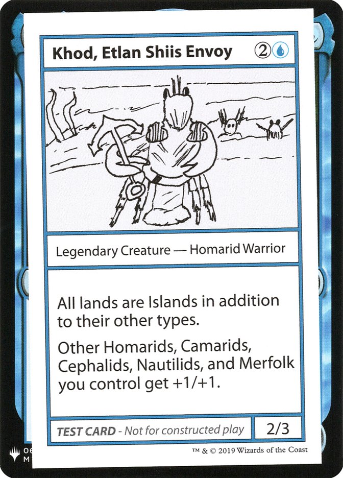 Khod, Etlan Shiis Envoy [Mystery Booster Playtest Cards] | Good Games Cannington