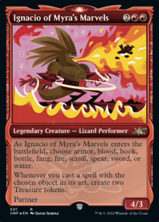 Ignacio of Myra's Marvels (Showcase) (Galaxy Foil) [Unfinity] | Good Games Cannington