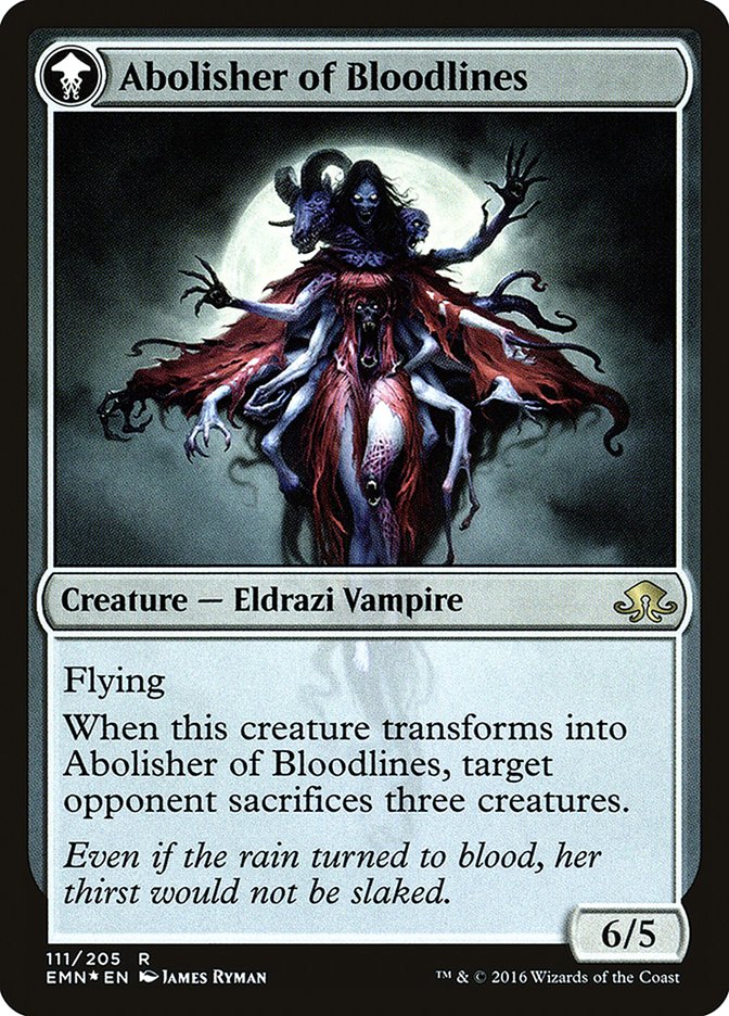 Voldaren Pariah // Abolisher of Bloodlines [Eldritch Moon Prerelease Promos] | Good Games Cannington