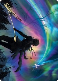 The Prismatic Bridge Art Card (Gold-Stamped Signature) [Kaldheim Art Series] | Good Games Cannington