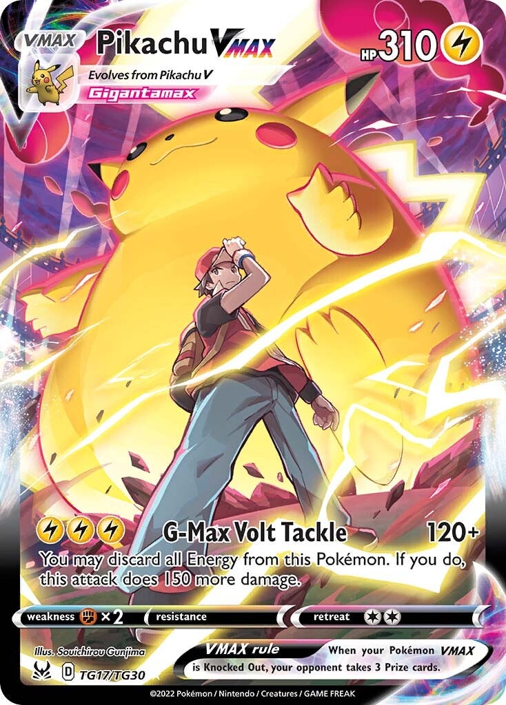 Pikachu VMAX (TG17/TG30) [Sword & Shield: Lost Origin] | Good Games Cannington