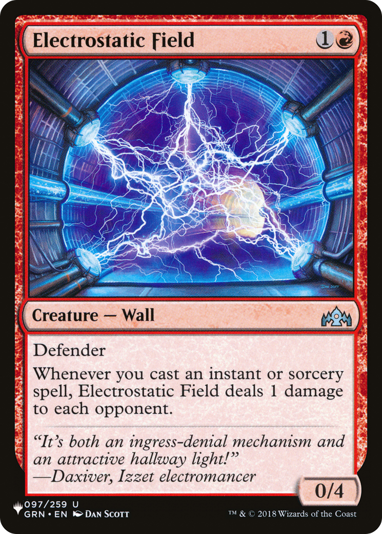 Electrostatic Field [The List] | Good Games Cannington