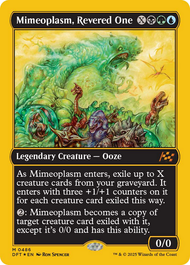 Mimeoplasm, Revered One (First-Place Foil) [Aetherdrift] | Good Games Cannington