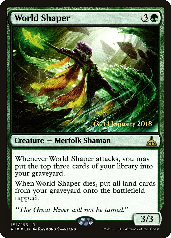 World Shaper [Rivals of Ixalan Prerelease Promos] | Good Games Cannington