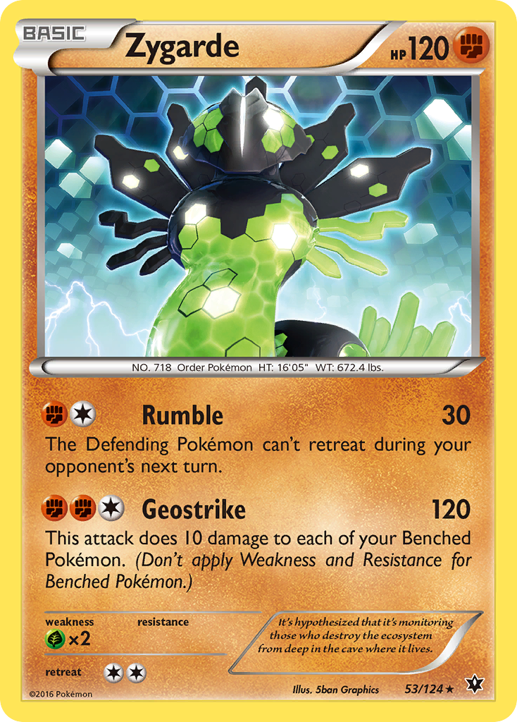 Zygarde (53/124) [XY: Fates Collide] | Good Games Cannington