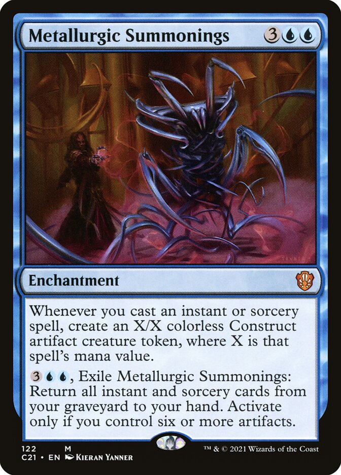 Metallurgic Summonings 122 (Commander 2021)  | Good Games Cannington