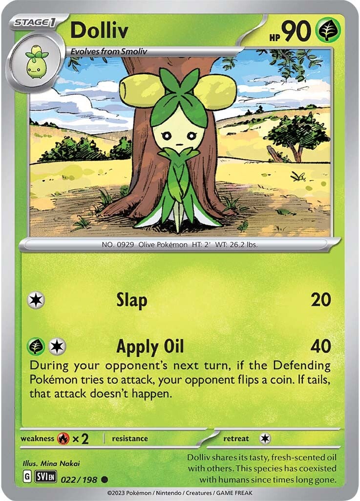 Dolliv (022/198) [Scarlet & Violet: Base Set] | Good Games Cannington