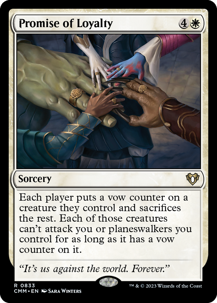 Promise of Loyalty [Commander Masters] | Good Games Cannington