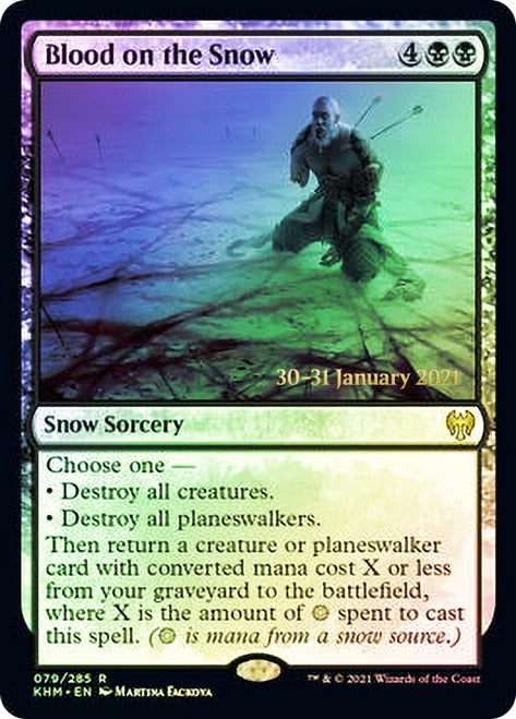 Blood on the Snow [Kaldheim Prerelease Promos] | Good Games Cannington