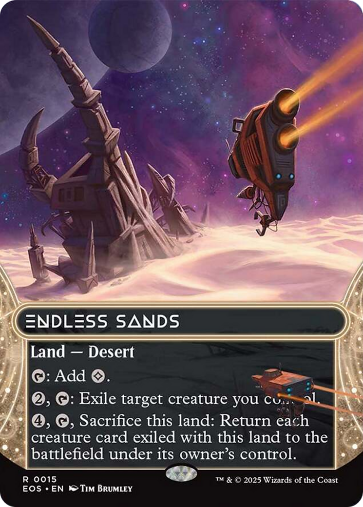 Endless Sands (0008) (Borderless) [Edge of Eternities: Stellar Sights] | Good Games Cannington