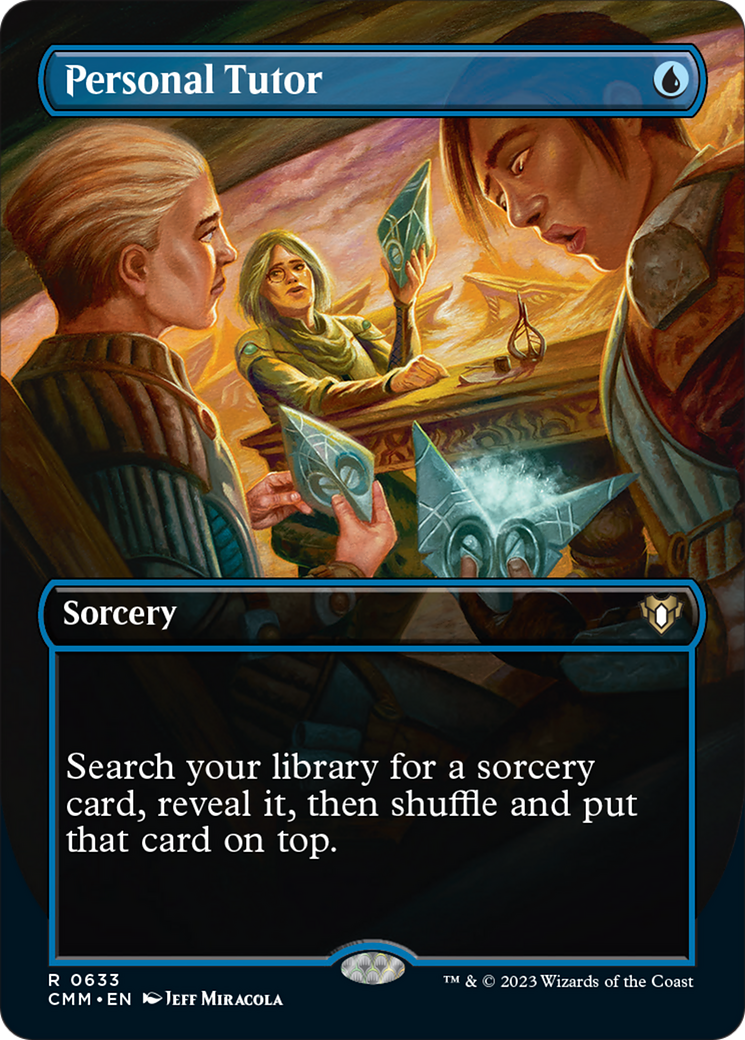 Personal Tutor (Borderless) [Commander Masters] | Good Games Cannington