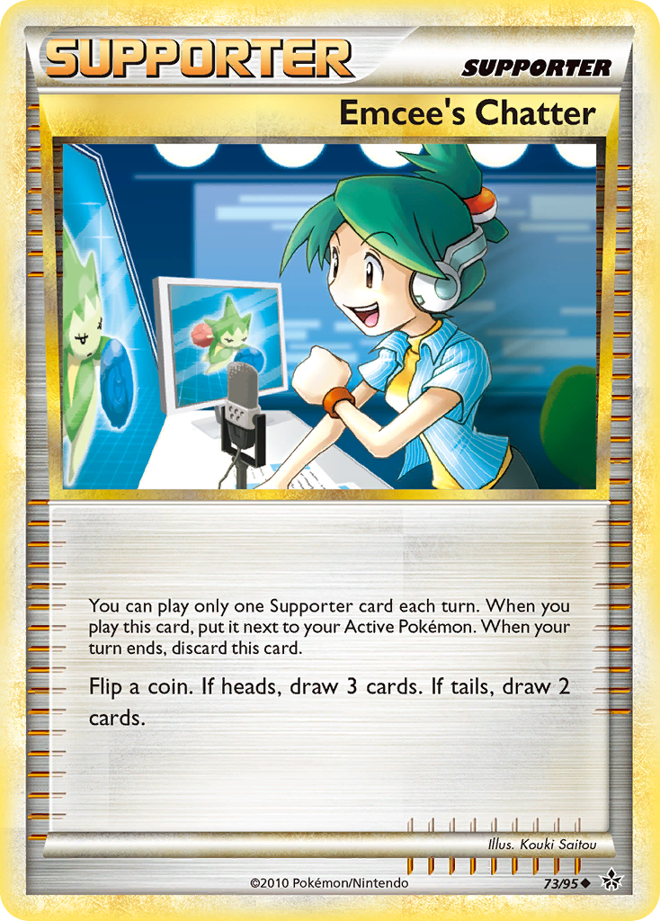 Emcee's Chatter (73/95) [HeartGold & SoulSilver: Unleashed] | Good Games Cannington