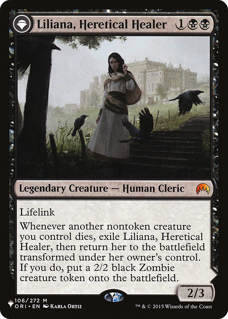 Liliana, Heretical Healer // Liliana, Defiant Necromancer [Secret Lair: From Cute to Brute] | Good Games Cannington