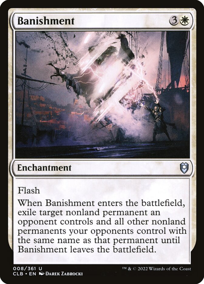 Banishment 8 (Commander Legends: Battle for Baldur's Gate)  - Foil | Good Games Cannington
