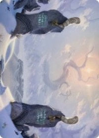 Snow-Covered Plains (276) Art Card [Kaldheim Art Series] | Good Games Cannington