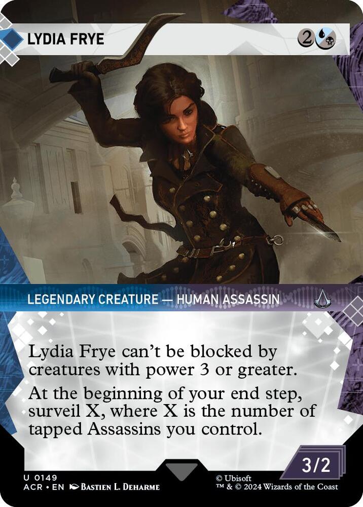 Lydia Frye 149/110 (Universes Beyond: Assassin's Creed)  - Showcase | Good Games Cannington