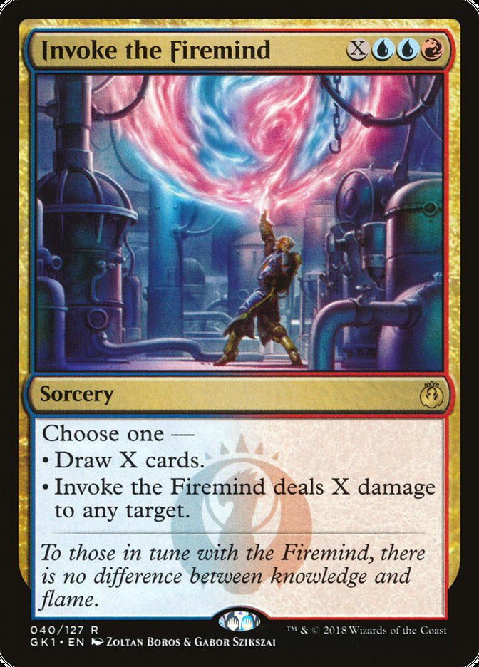 Invoke the Firemind [Guilds of Ravnica Guild Kit] | Good Games Cannington