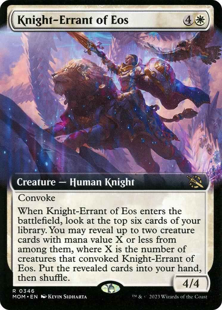 Knight-Errant of Eos (Extended Art) [March of the Machine] | Good Games Cannington