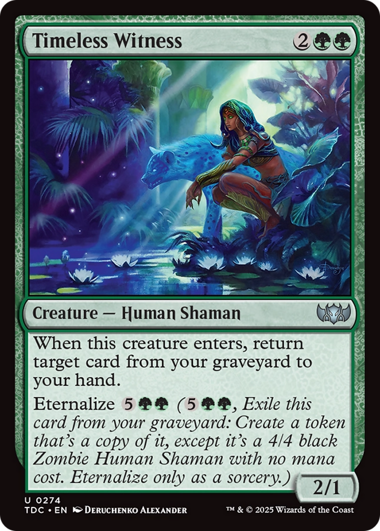 Timeless Witness [Tarkir: Dragonstorm Commander] | Good Games Cannington