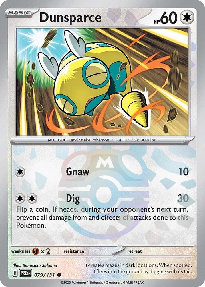 Dunsparce 079/131 (SV: Prismatic Evolutions)  - Holofoil | Good Games Cannington
