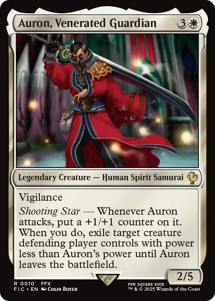 Auron, Venerated Guardian [FINAL FANTASY Commander] | Good Games Cannington