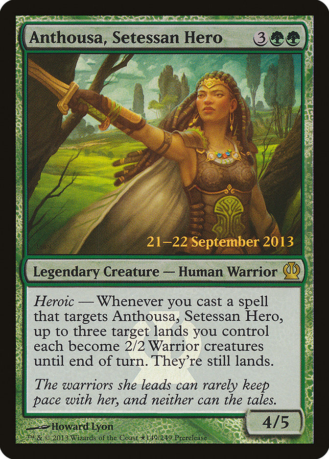 Anthousa, Setessan Hero [Theros Prerelease Promos] | Good Games Cannington