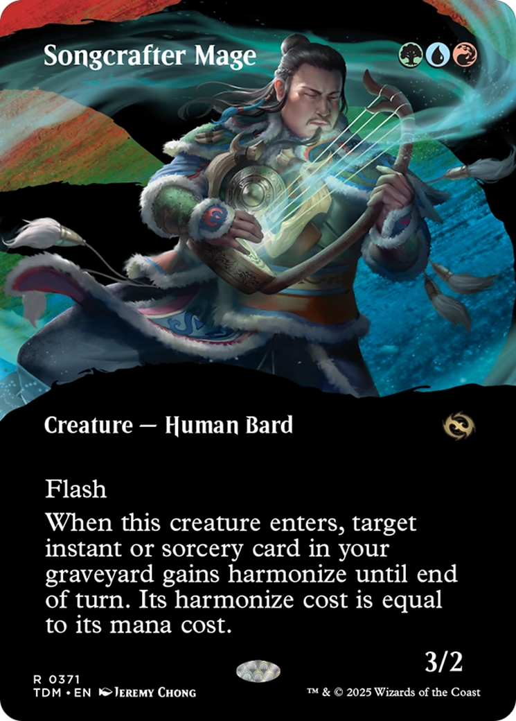 Songcrafter Mage (Borderless) [Tarkir: Dragonstorm] | Good Games Cannington