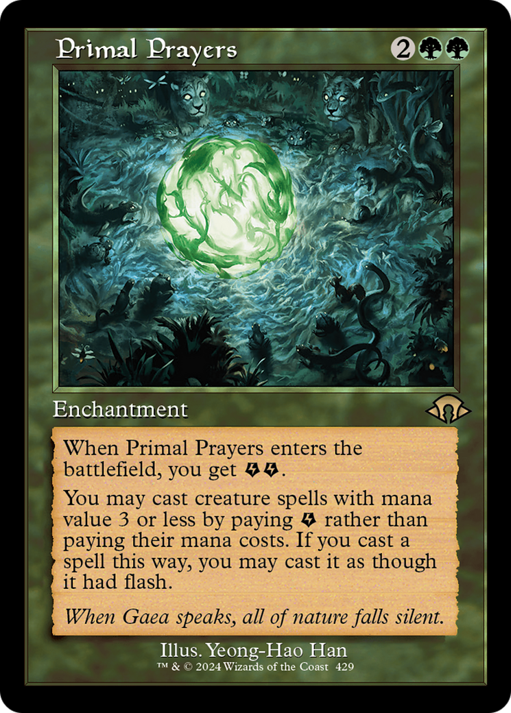 Primal Prayers (Retro) [Modern Horizons 3] | Good Games Cannington
