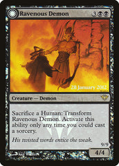 Ravenous Demon // Archdemon of Greed [Dark Ascension Prerelease Promos] | Good Games Cannington
