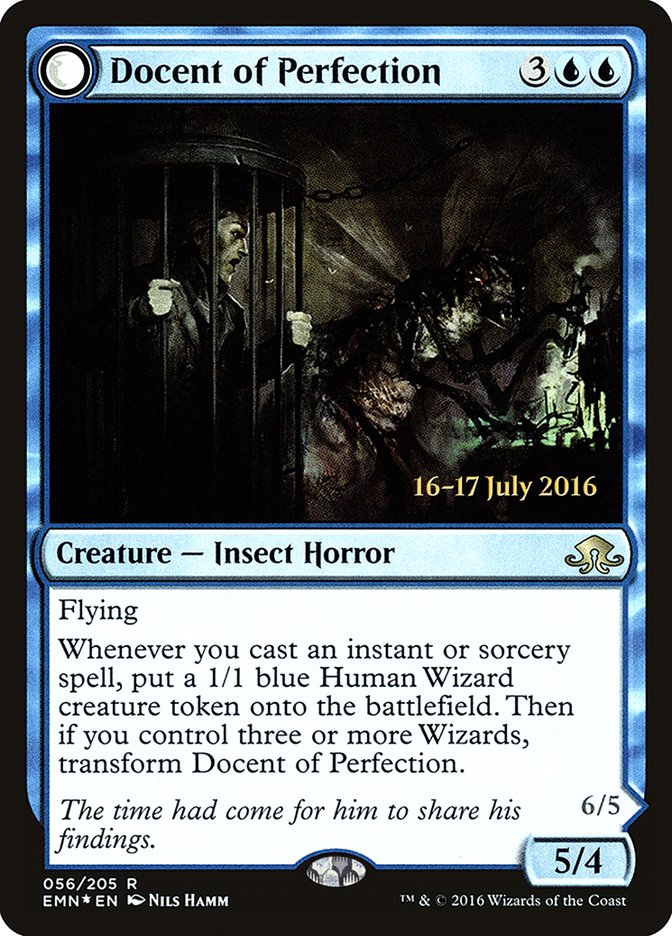 Docent of Perfection // Final Iteration [Eldritch Moon Prerelease Promos] | Good Games Cannington