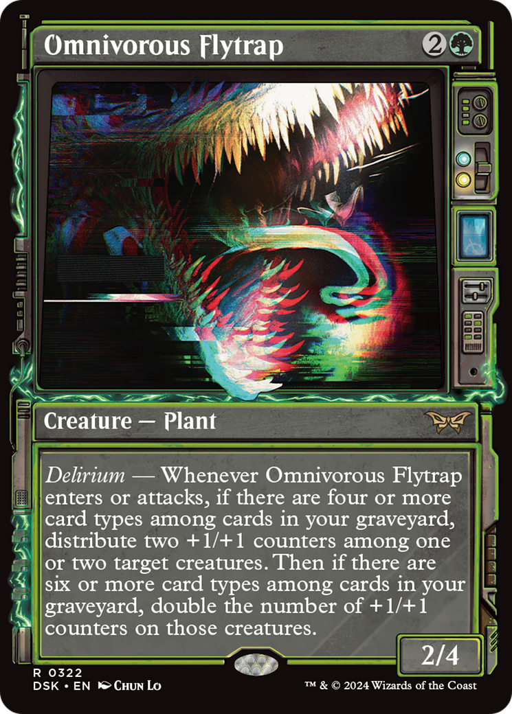 Omnivorous Flytrap (Showcase) [Duskmourn: House of Horror] | Good Games Cannington