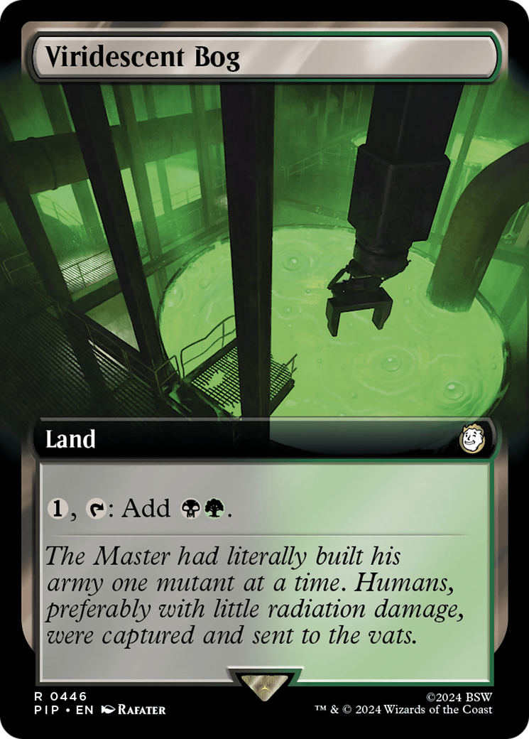 Viridescent Bog (Extended Art) [Fallout] | Good Games Cannington