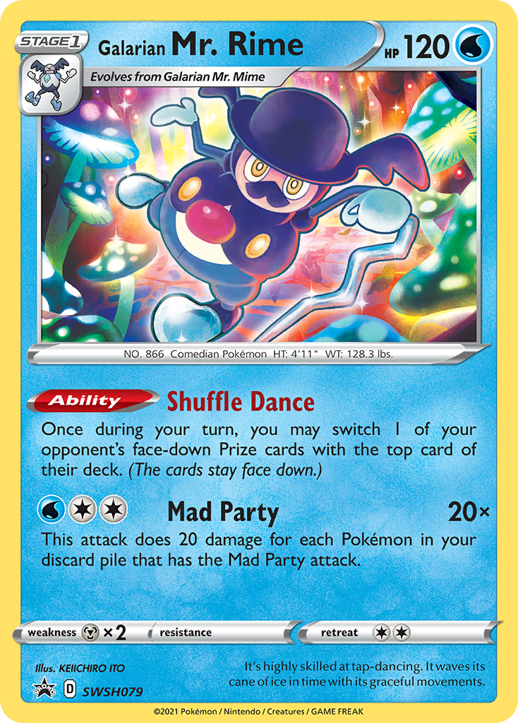 Galarian Mr. Rime (SWSH079) [Sword & Shield: Black Star Promos] | Good Games Cannington