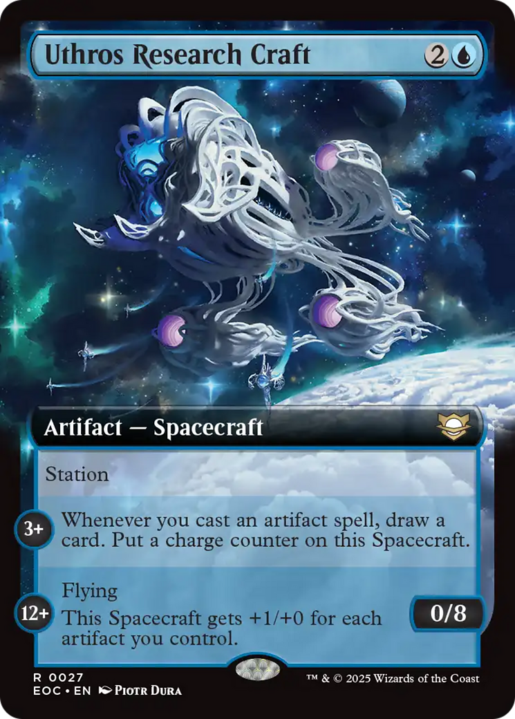Uthros Research Craft (Extended Art) [Edge of Eternities Commander] | Good Games Cannington