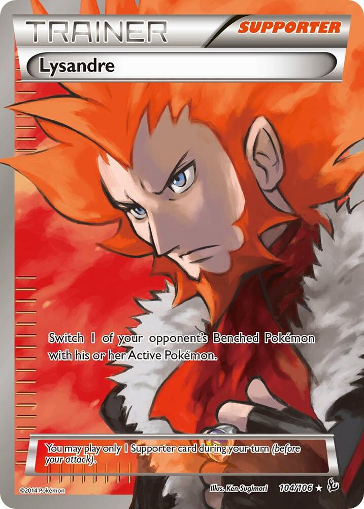 Lysandre 104/106 (XY - Flashfire)  - Holofoil | Good Games Cannington